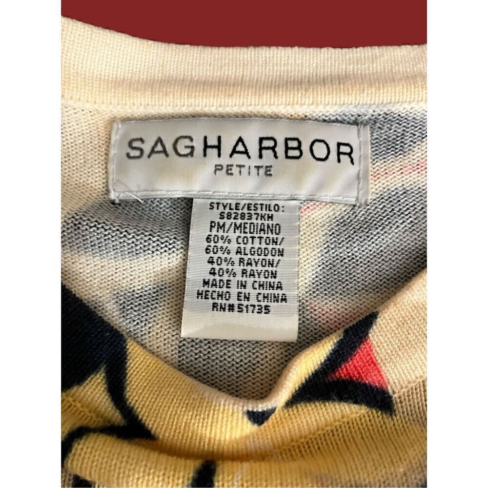 Sag Harbor Lightweight 3/4 Sleeve Sweater  / SZ: MP - Picture 5 of 5